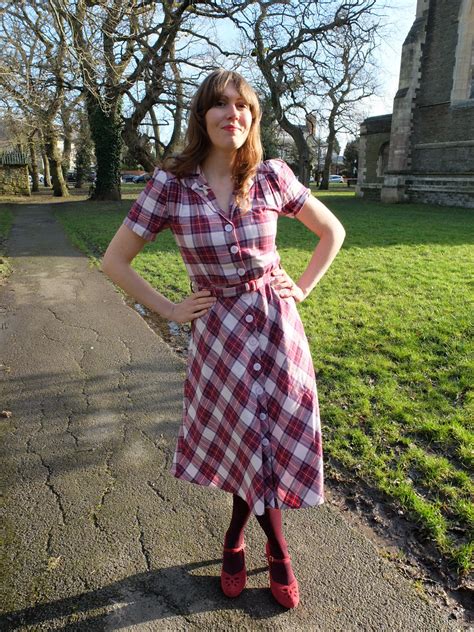 the seamstress of burberry tartan dress white|original Burberry tartan.